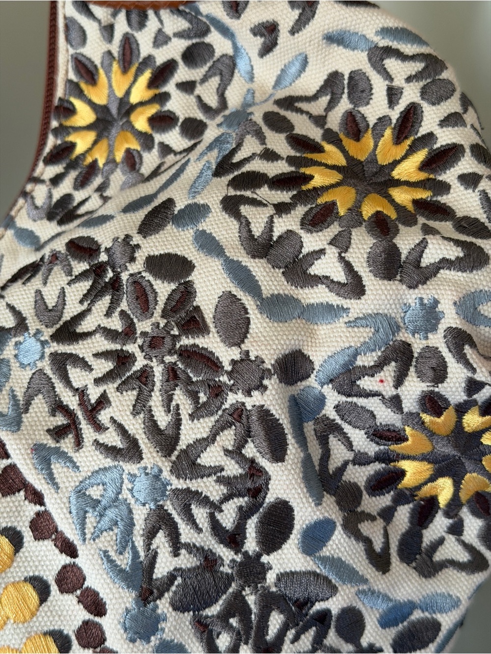 New with Tags Vintage Exquisite Embroidered Hobo Bag - Picture 2 of 6